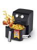 Gourmetmaxx Heißluftfritteuse 4 L Airfryer Timerfunktion Edelstahl Heizelement 1400 W