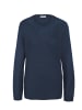 GOLDNER Pullover Pflegeleichter Pullover in hochwertiger Rippenstruktur in marine