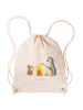 Mr. & Mrs. Panda gymnastiktasche Pinguin Lagerfeuer ohne Spruch in Creme