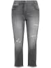 Ulla Popken Jeans in dunkelgrau denim