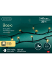 LUMINEO Lichterkette BASIC 240 LED 18 m, schwarzes Kabel in Soft Gold