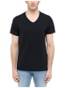 Mustang Doppelpack T-Shirt in Schwarz