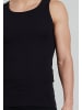 Tom Tailor Tank-Top 4Er Pack Great Falls in schwarz-dunkel-uni