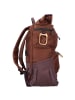 Piquadro Corner Rucksack 46 cm Laptopfach in marrone