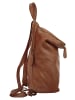 Samantha Look City-Rucksack echt Leder in cognac