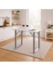 VCM  Holz Bartisch Stehtisch Tisch Tresen Xona 138x80 cm in Silber / Weiß