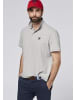 Polo Sylt Polo im puristischen Design mit Label-Stitching in Grau