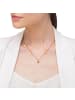 Steel_Art Halskette Damen Kreise rose goldfarben in rosegoldfarben