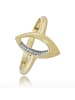 BALIA 333 Gelbgold - 8 Karat Damen Ringe Oval Fingerring 56 (17,8)