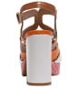 Fly London Sandalen in Braun/Orange