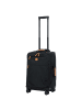 BRIC`s X-Travel - 4-Rollen-Kabinentrolley S 55 cm (ocean-blue) in schwarz