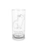 Mr. & Mrs. Panda Glas Capybara Blume mit Spruch in Transparent