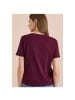Cecil T-Shirt in sweet grape red