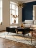 KADIMA DESIGN Couchtisch 110x60x43 cm mit Eiche-Dekor Wohnzimmertisch,