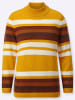 WITT WEIDEN Streifenpullover in ocker-rotbraun-geringelt