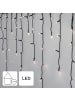 STAR Trading LED Lichtervorhang ,Crispy Ice White', 480 LEDs, 12m in Silber