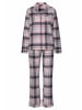 H.I.S Pyjama in rosa-kariert