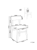 Beliani 2er-Set Esszimmerstuhl STACY in Braun/Beige