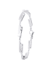 Lucardi 925 Silber Armband  Asymmetrisch