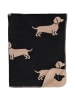 Cawö Cawö Wohndecken WE LOVE DOGS 62460 schwarz/beige - 93 in schwarz/beige - 93
