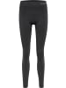Hummel Sportleggings in Schwarz