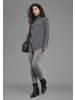 Laura Scott Strickpullover in grau melange