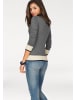 AJC Rollkragenpullover in grau-weiß-marine