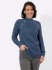 WITT WEIDEN Stehkragen-Pullover in jeansblau