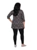 Ulla Popken Longshirt in mahagoni