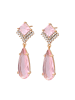 NAEMI Women Earrings in Rose Gold Pink