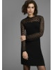Laura Scott Spitzenkleid in schwarz