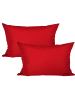 JACK 2er Set Outdoor Kissenhülle 30x50cm Uni in Rot