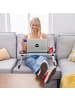 relaxdays Laptoptisch in Schwarz/ Weiß - (B)63 x (H)26 x (T)40 cm