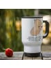 Mr. & Mrs. Panda Thermobecher To Go Capybara Wein mit Spruch in Weiß