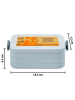 Mr. & Mrs. Panda Lunchbox Fuchs Lord Design mit Spruch in Blau Pastell