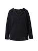 Ulla Popken Sweatshirt in schwarz