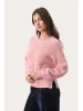 PART TWO Strickpullover LumaPW Relaxed fit in Silver Pink