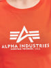 Alpha Industries Alpha Industries Alpha Industries Basic Cropped Longsleeve in red