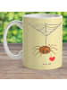 Mr. & Mrs. Panda Kindertasse Spinne Agathe Liebe ohne Spruch in Gelb Pastell