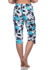 NORMANN Capri Schlafanzughose ¾langMix & Match - 79758 in hellblau