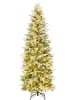 COSTWAY 190cm Künstlich PE Weihnachtsbaum LED in Grün