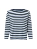 Marie Lund Shirt in indigo ecru
