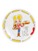Frühstücksteller Hot Dog in Bunt - 22cm
