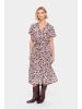 SAINT TROPEZ Kleid BlancaSZ Baggy fit in Black Mauveglow Flores