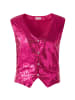 tectake Herren-Weste in einheitlicher Farbgebung, pink