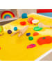 roba Play-Doh XL Spielset – 3D-Matte, 12 Knetdosen, FSC-Holzwerkzeuge