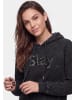 myMo ROCKS Women Hoodie in Black Stone Wash