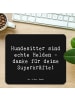 Mr. & Mrs. Panda Mouse Pad Spruch Hundesitter Helden mit Spruch in Schwarz