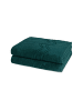 2 X Duschtuch im Set Cashmere feeling in Moosgrün