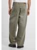 Urban Classics Urban Classics Tapered Heavy Ounce Baggy Jeans in paleolive